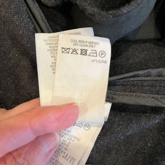 POLO Ralph Lauren Charcoal Work Blazer Double Breasted Cotton Blend Size 6 - Picture 10 of 16